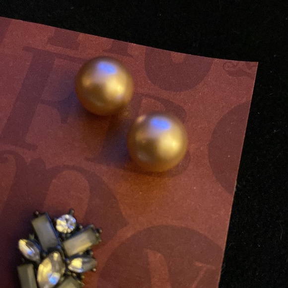 Lot of four vintage-style post earrings - Picture 5 of 6